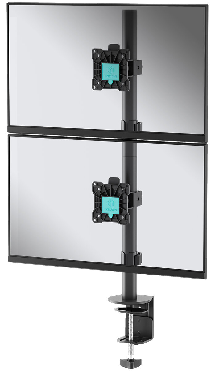 Кронштейн для двух мониторов Onkron 13-34, настольный D208E, черный