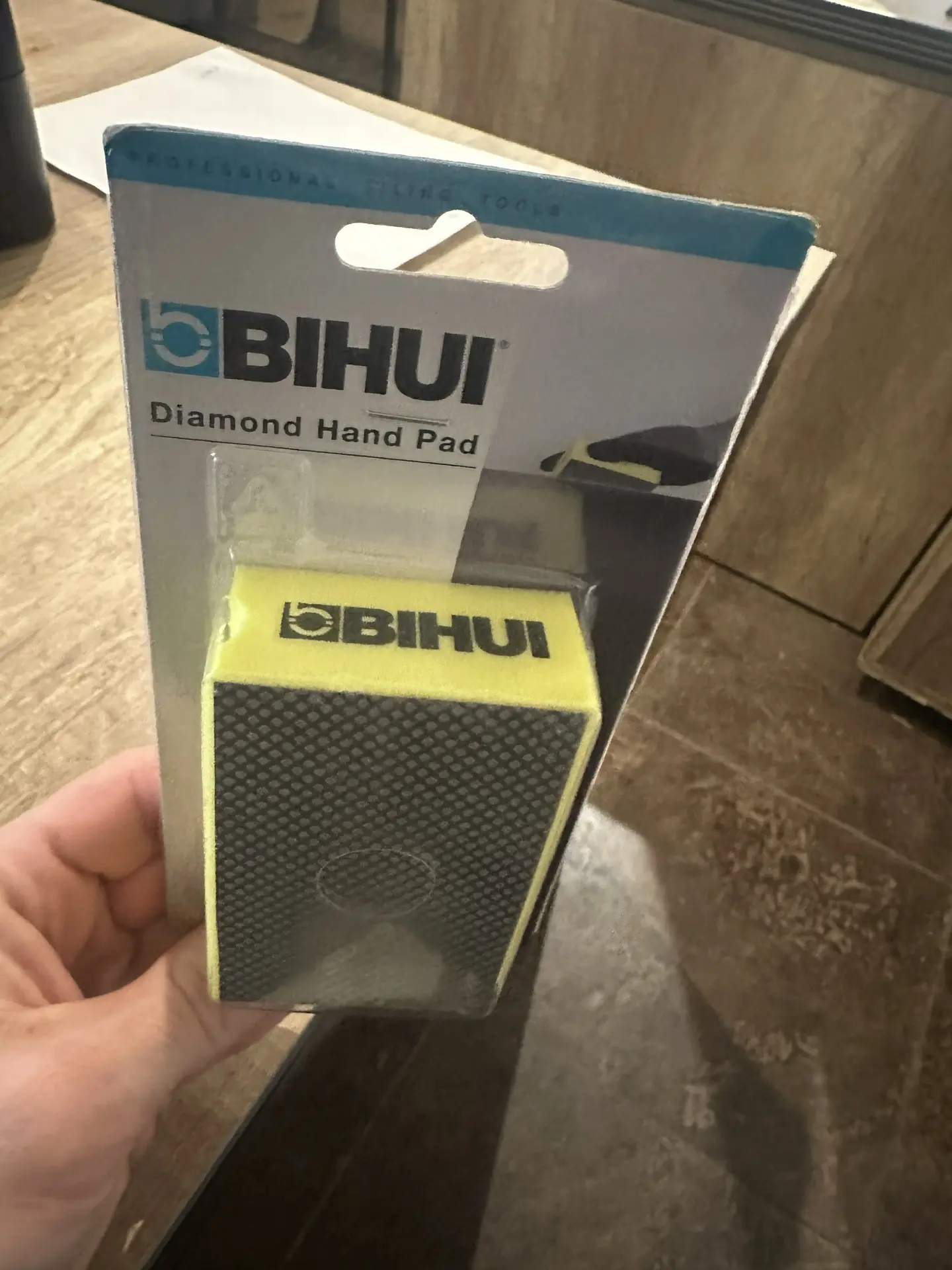 Брусок шлифовальный Bihui DHP400 P400, для керамогранита и керамики, алмазное напыление — фото 1