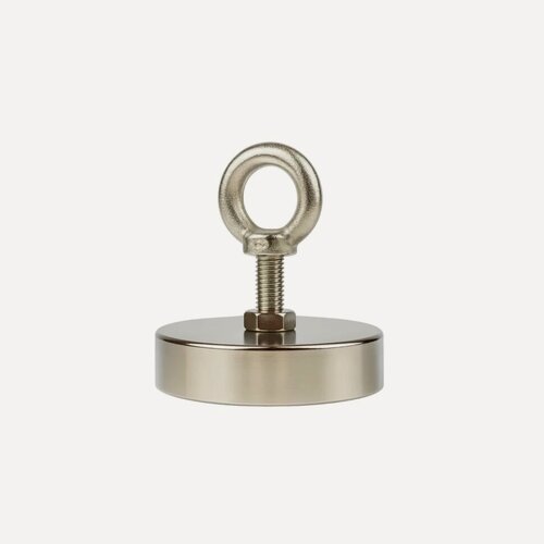 Изображение товара Поисковый магнит, неодимовый, односторонний, F200, серебристый