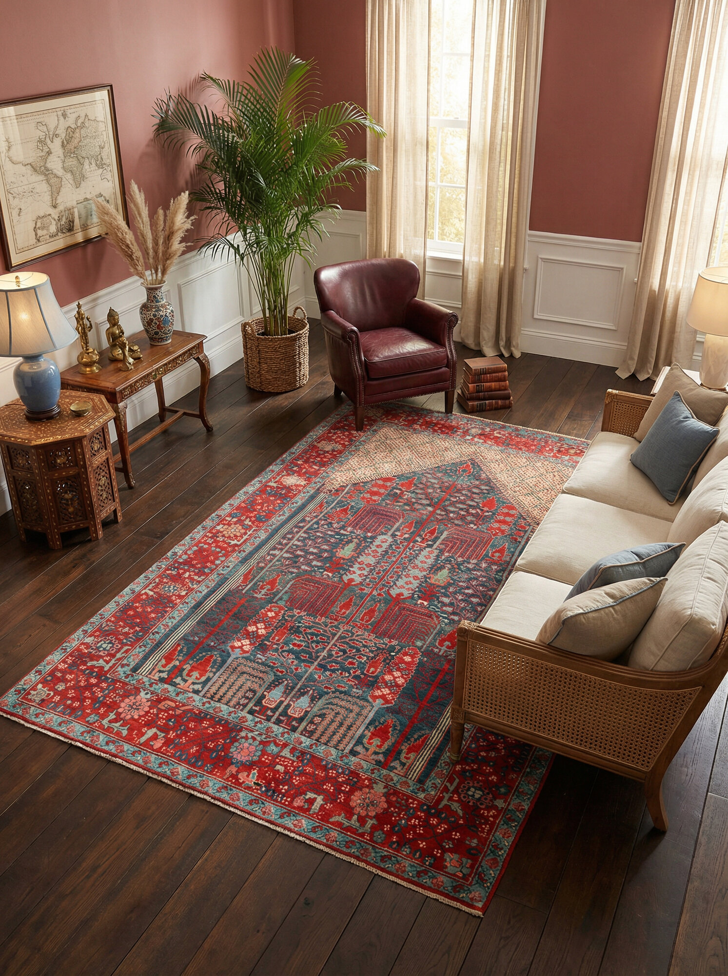 Иранский традиционный ковер ручной работы Bakshaish «Persian Twilight»