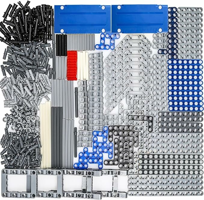 420pcs Технические части Содержит компоненты, балки, валы, штифты, панели и т. д