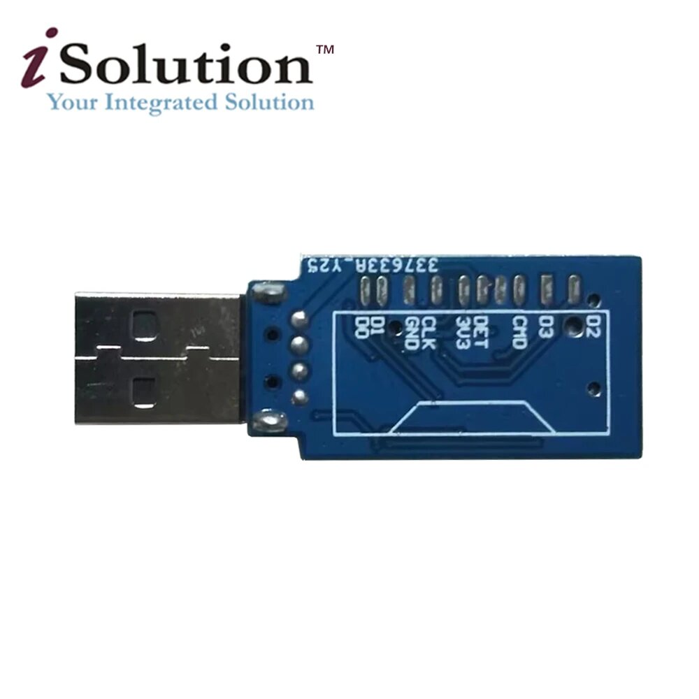 USB 2.0 кардридер TF SD 2-в-1, Цвет: Non welded connector