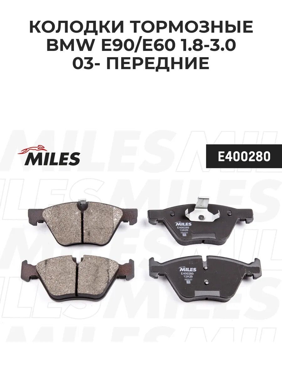 Колодки торм. передн. (BMW E90/E60 1.8-3.0 03-) (TRW GD.