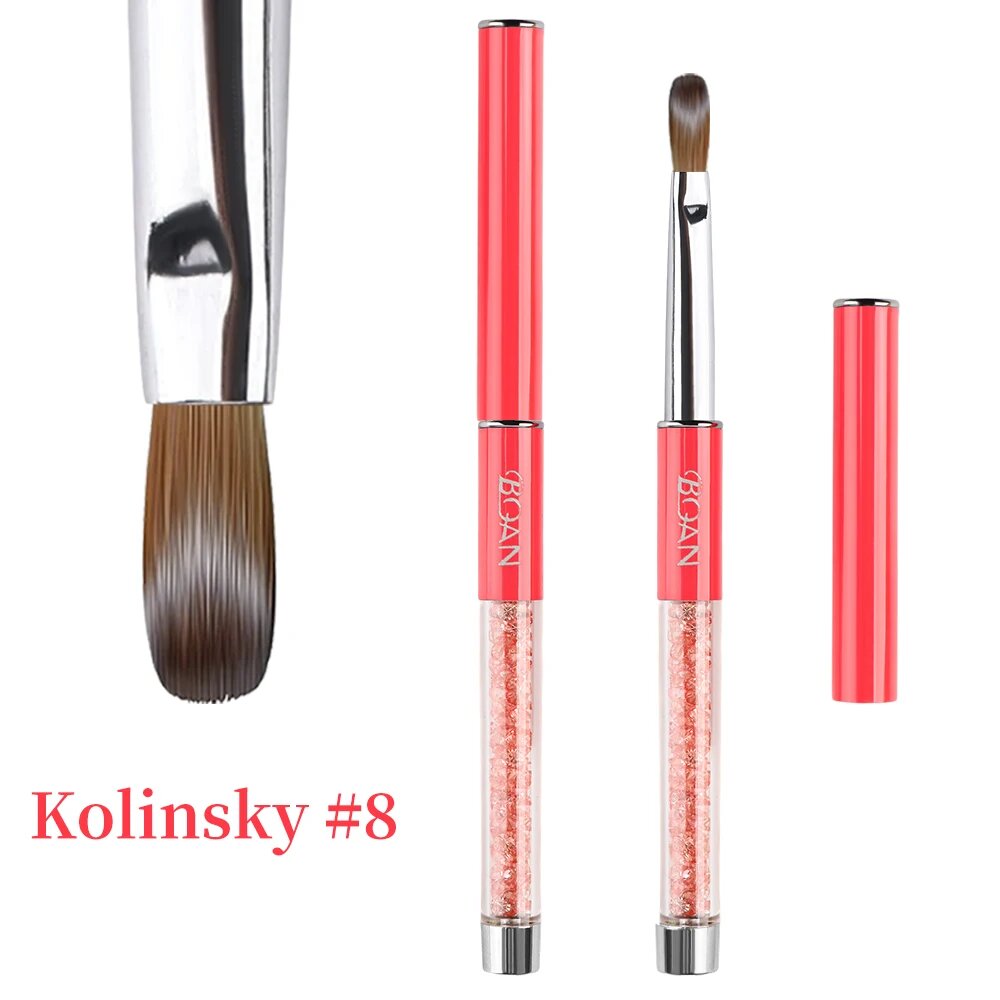 Кисть для акрила BQAN Kolinsky #8 SIZE 8