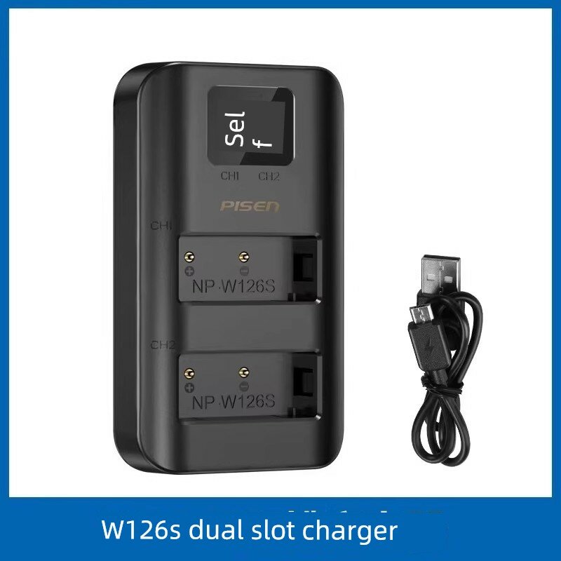Карточный держатель с двойным слотом для быстрой зарядки NP-W126/W126S для аккумуляторов Fuji
