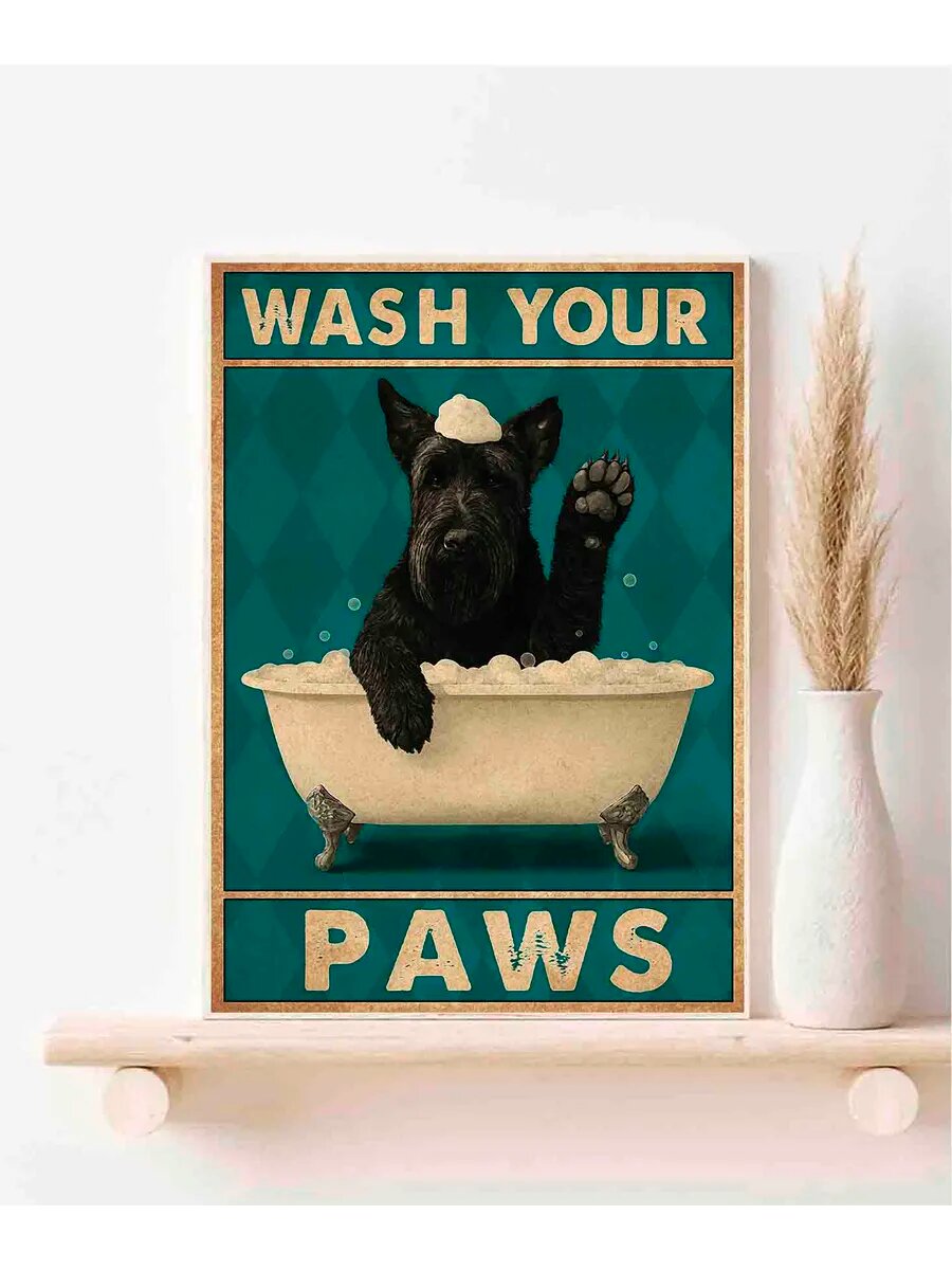 Гигантский шнауцер, Wash Your PawsГигантский шнауцер, Wash Y