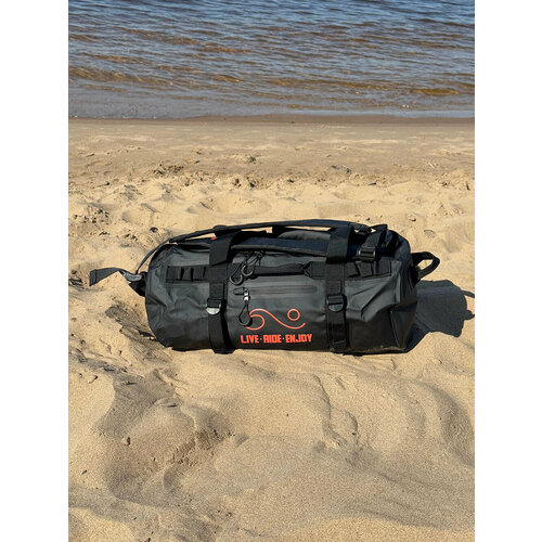 фото Влагозащищенная сумка-рюкзак brostuff travel black orange 30l bro stuff