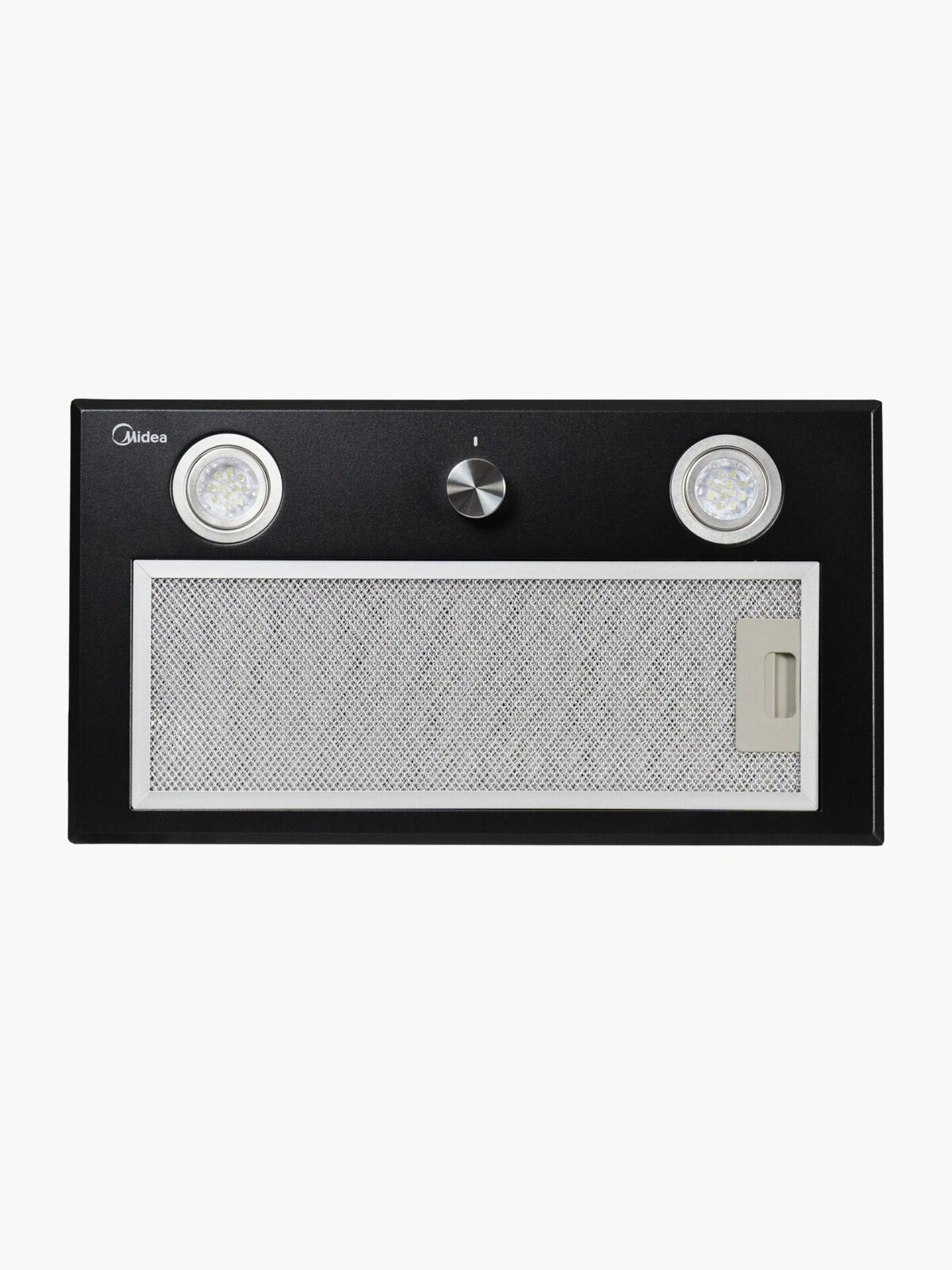 Вытяжка Midea MH60I350B, встраиваемая, 600м³/ч, черная, антивозвратный клапан