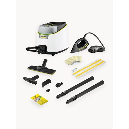 Паровая гладильная система пароочиститель Karcher SC 4 Delux Iron с утюгом активная гладильная доска и аксессуары VELERCART в комплектации MAX 100390₽