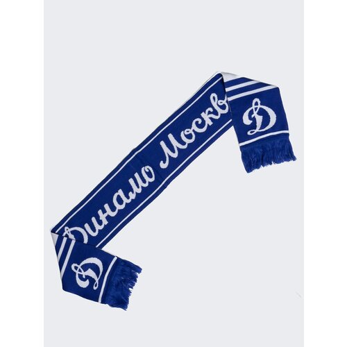 Шарф ATRIBUTIKA & CLUB для мужчин и женщин,120х16.5 см, универсальный, белый, синий