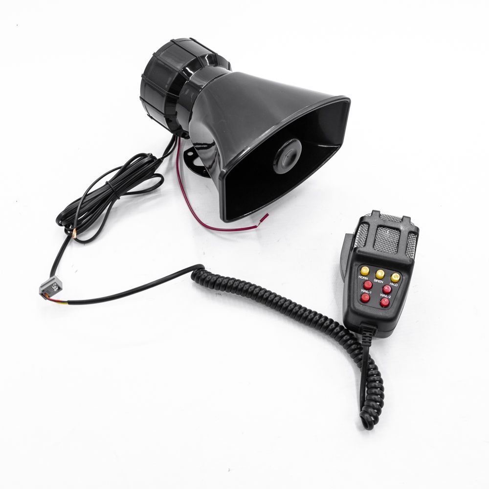 Сирена автомобильная (СГУ) 100w (7 звуковых сигналов + микрофон)