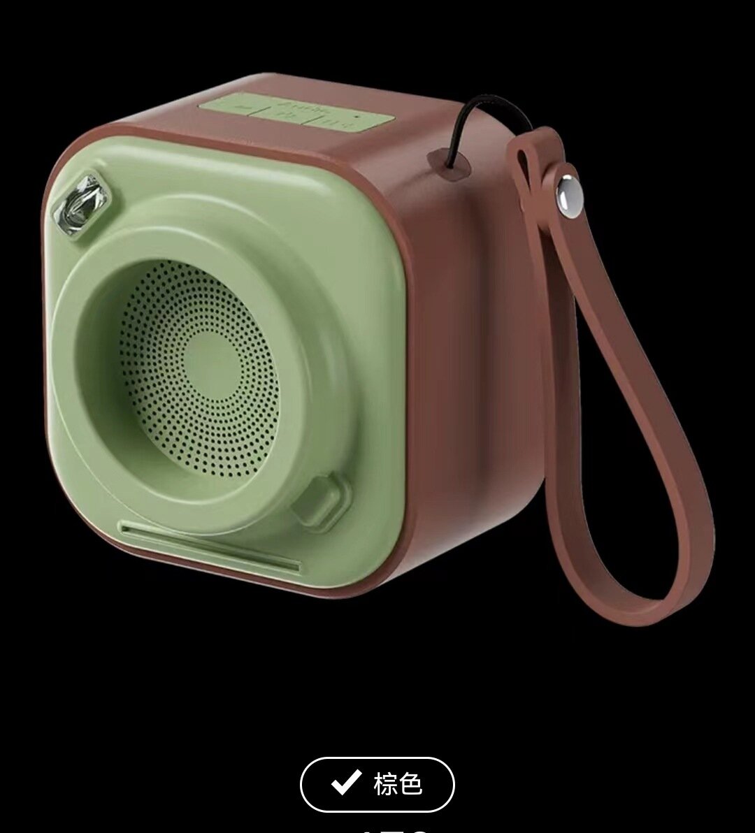 EWA A132 Портативная Bluetooth колонка в виде камеры с высоким качеством звука и мощным басом Коричневый