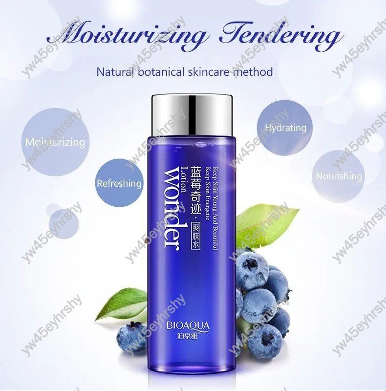 Тоник для лица Blueberry Miracle Wonder, гладкая вода, контроль жирности лица, увлажнение пор