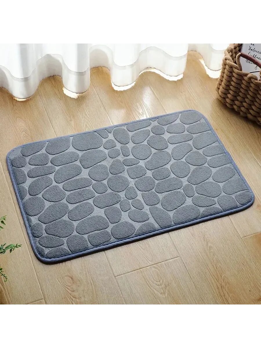 Коврик для туалета камушек 50x80 см