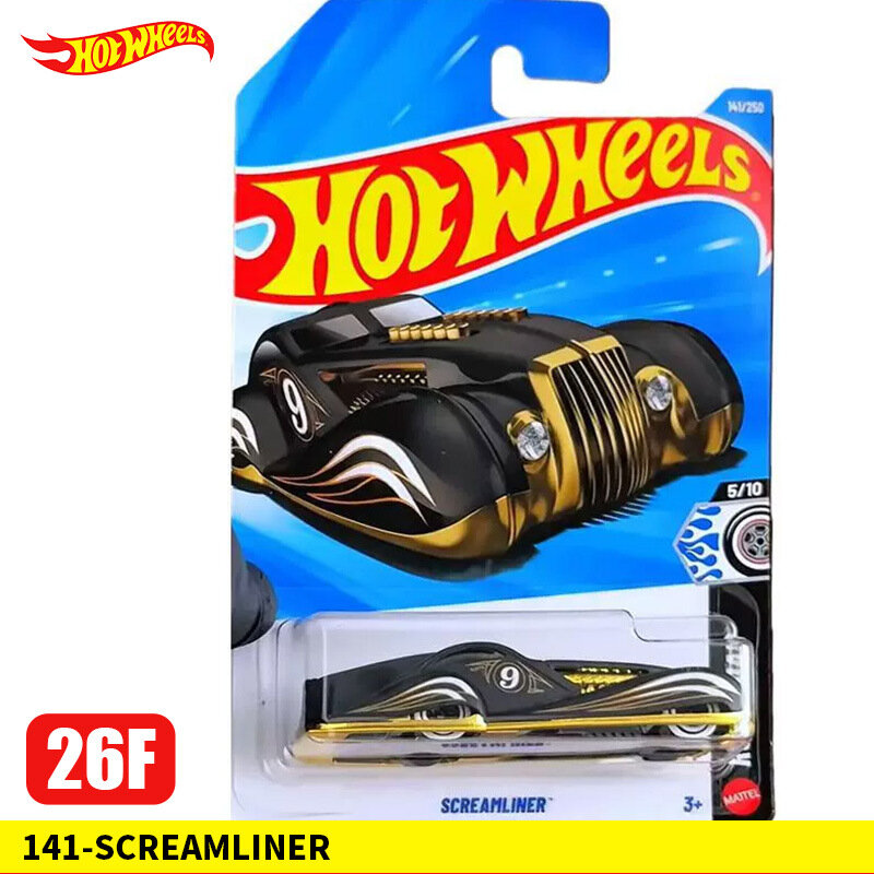 Модель автомобиля Hot Wheels 2026F, SCREAMLINER, металлический, игрушка, коллекционная
