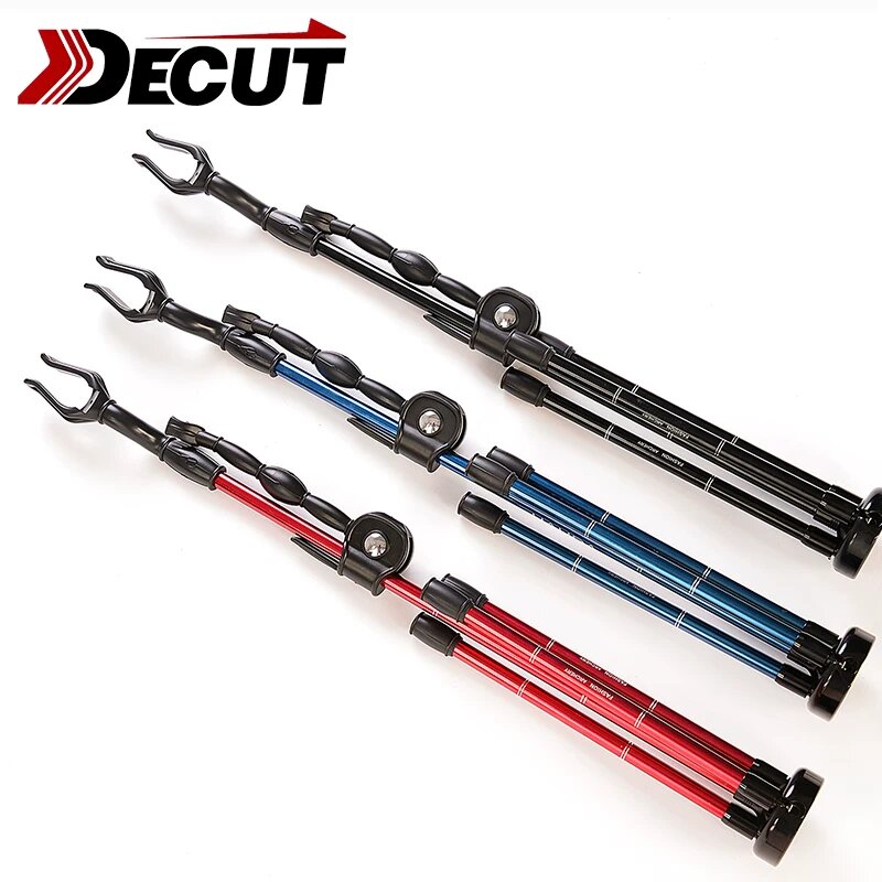 DECUT из алюминиевого сплава, складной стенд для лука, синий, портативное оборудование для стрельбы из лука