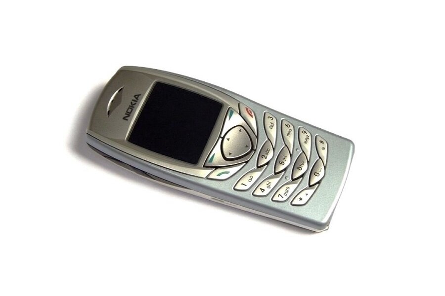 Раритетный мобильный телефон Nokia 6100 Lite Blue Производство Германия