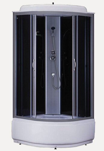 Изображение товара Душевая кабина с высоким поддоном 100х100х215 Loranto Sunway CS-6610 G, 100*100*215