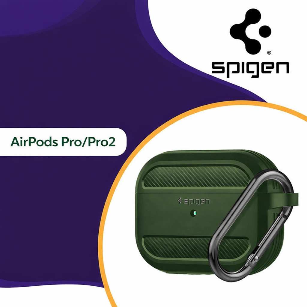 Надёжный защитный чехол с премиальным дизайном для AirPods Pro и Pro 2 Обеспечивает защиту от ударов, царапин и падений