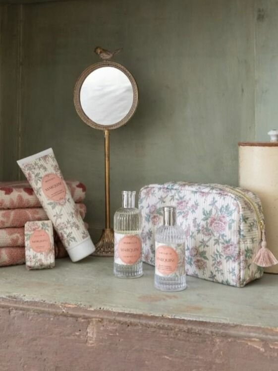 Зеркало Mathilde M. на подставке Птичка, состаренное золото 13,5 x 40,5 x 9,5 см — фото 1