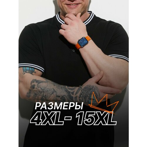 фото Поло mr. bigman, размер 7xl, черный