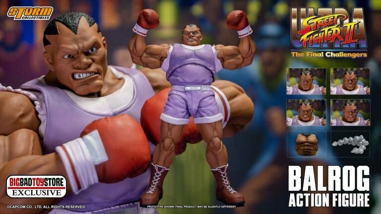 Street Fighter Balrog 1/12 BBTS Exclusive фигурка 4 головы сменное тело dust эффект