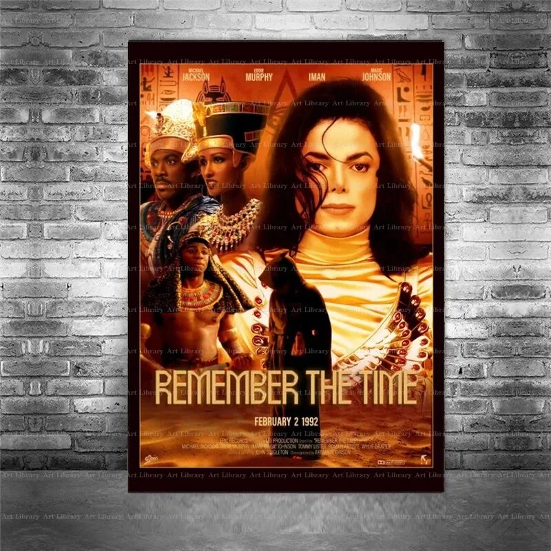 Печать на холсте Майкл Джексон Remember the Time 30x40см