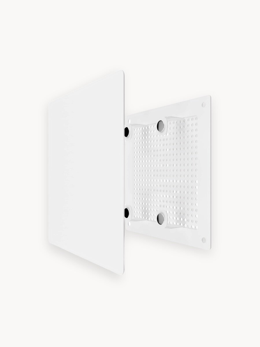 Вентиляционная решетка на магнитах 170х170 мм, сталь, белая порошковая окраска, ERA 1717RVM