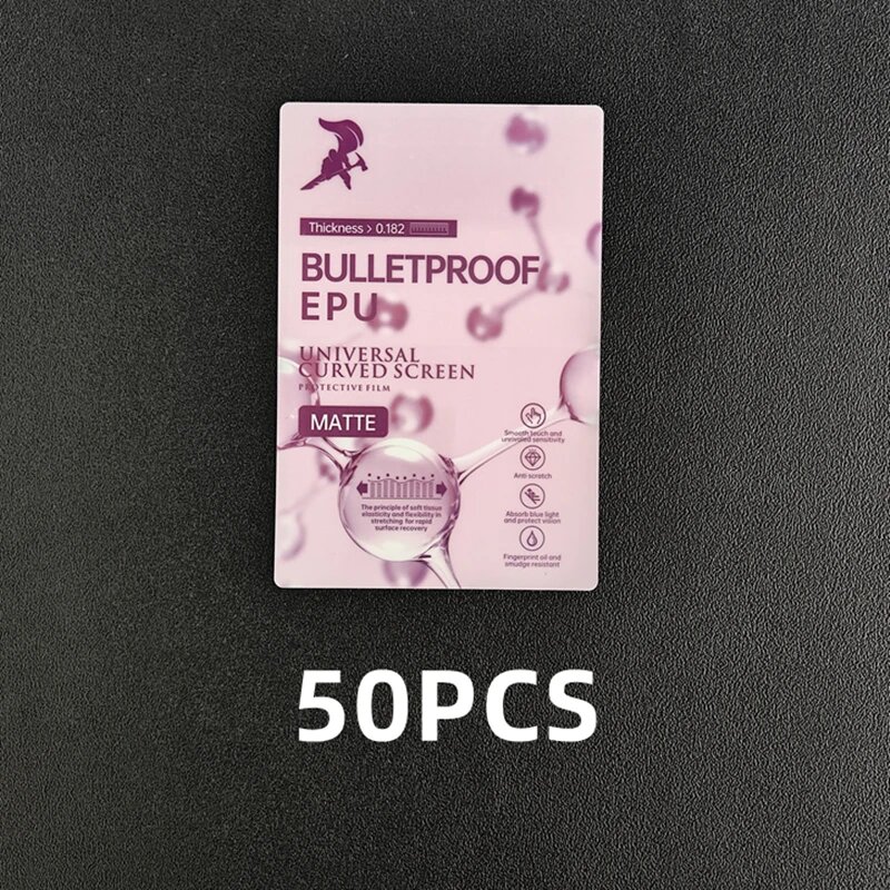 50 шт. гидрогелевых пленок EPU, гибкая защитная пленка для мобильных телефонов, пленка для ремонта экранов EPU для машин, защитная пленка для режущих машинок