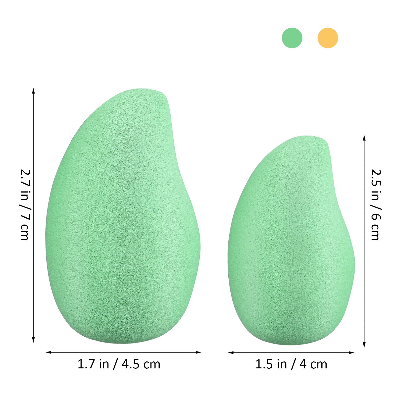 4 Штуки Креативные Пудры В Forme Ананаса Для Макияжа 7.00X4.00X3.00Cm