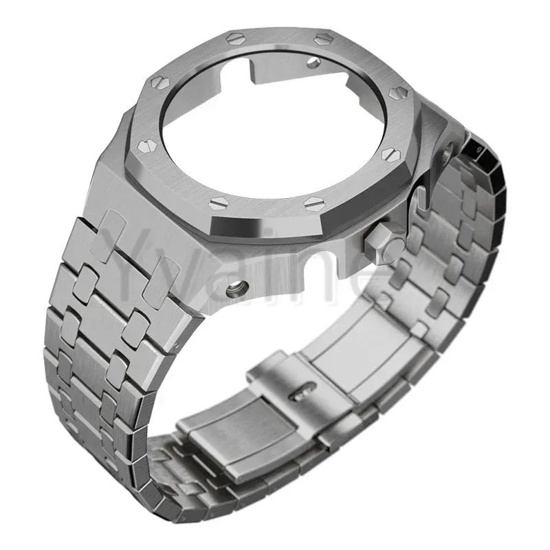 GEN5 GEN4 Набор для модификации Casio GA2100, браслет из нержавеющей стали + корпус для GAB2100 GA2110