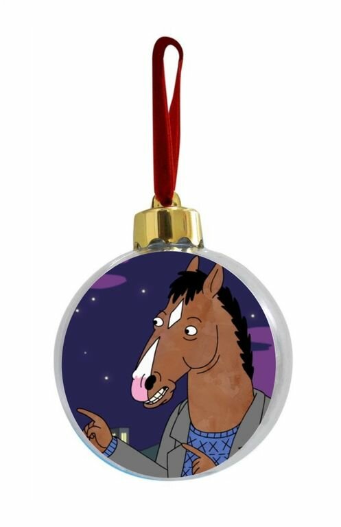 Новогодний ёлочный шар Конь БоДжек, BoJack Horseman №5,