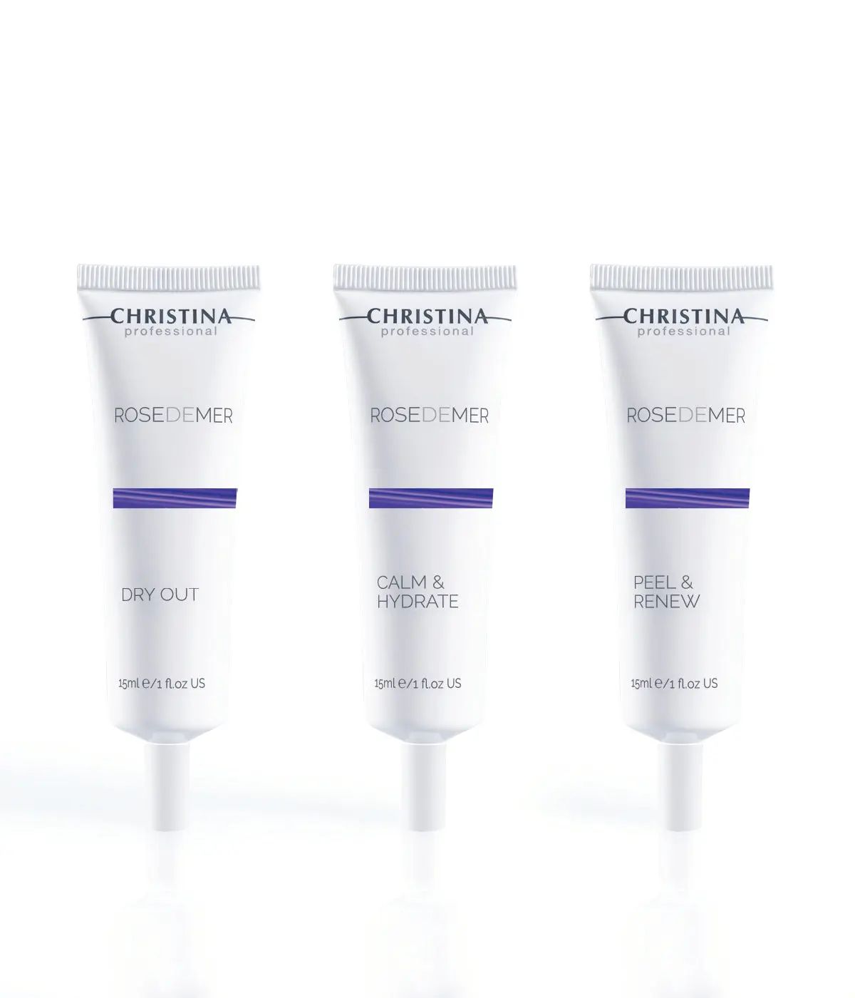 Christina Набор для пилинга Rose De Mer Post Peeling Kit (ser/15ml + ser/15ml + cr/mask/15ml)