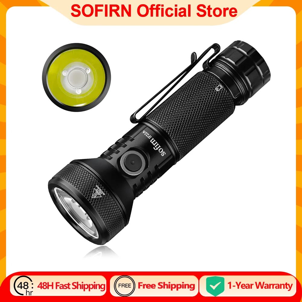 Sofirn IF22A 2100лм фонарик 21700