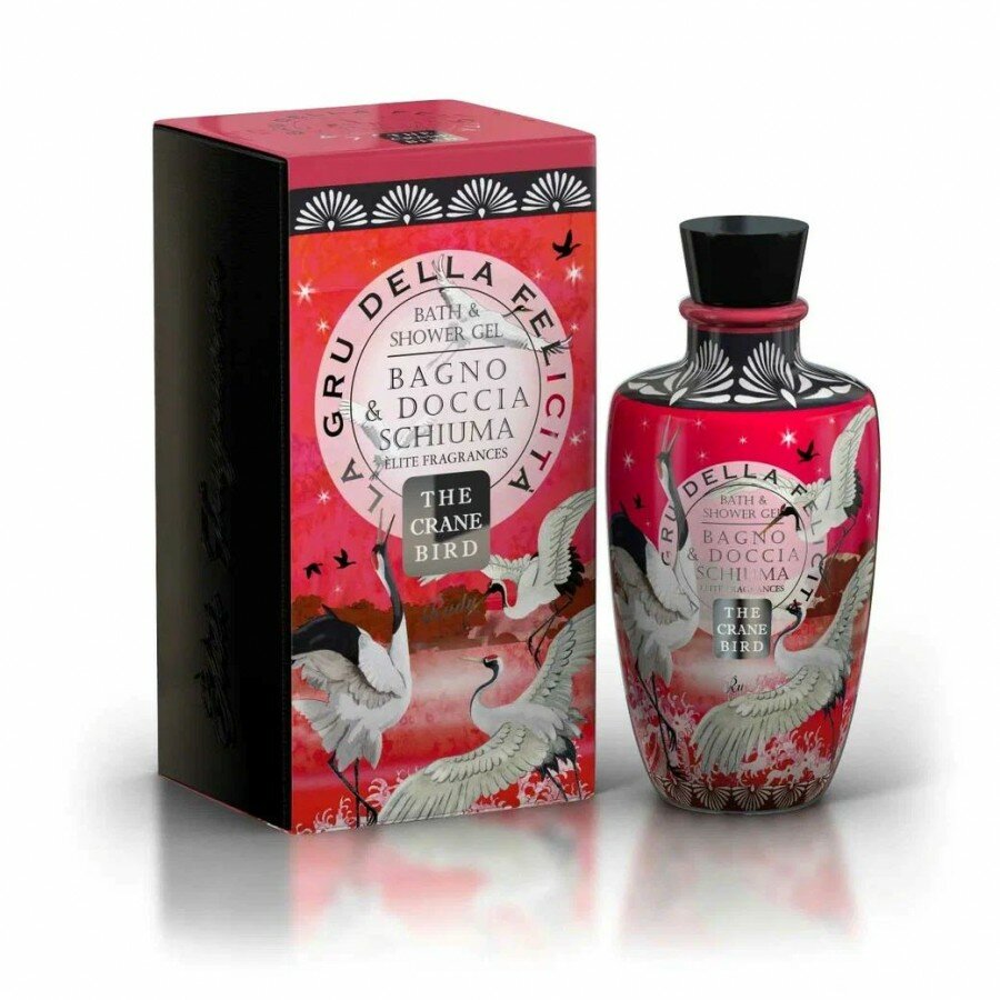 Гель для ванны и душа The Crane of Happiness Rudy Profumi Журавль счастья 500 мл.