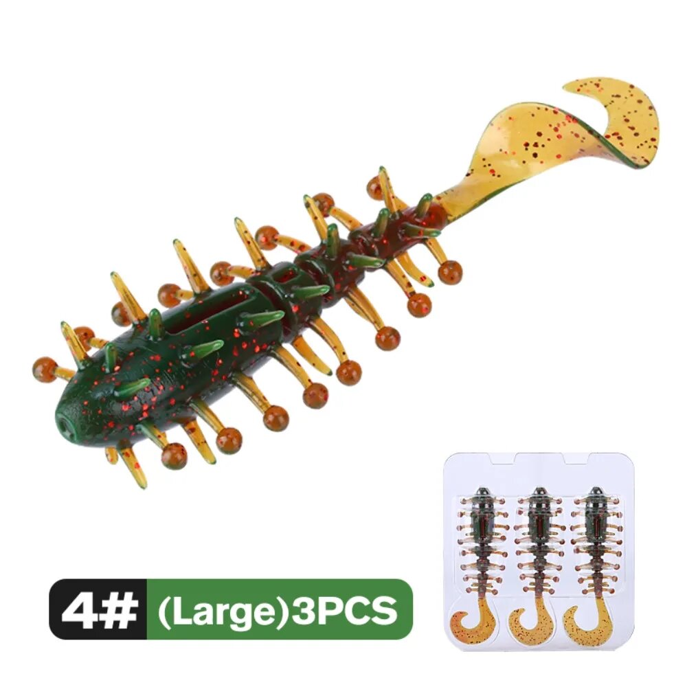 Приманка из ТПЭ Sea Cucumber 3/4шт 4- L