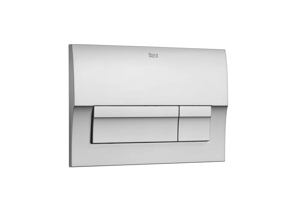 Кнопка смыва для инсталляции Roca Active В01 хром, матовая, двойной смыв