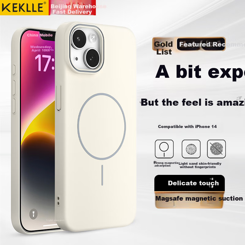 KEKLLE чехол для iPhone 14 с магнитной беспроводной зарядкой и матовым покрытием, цвет Peak Rock Версия：iPhone