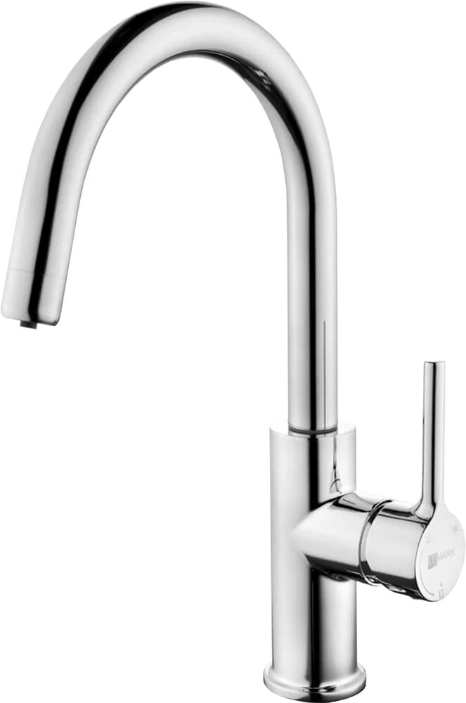 Смеситель для кухни Lemark Comfort LM3073C с краном для питьевой воды, с поворотным изливом, хром, глянцевый, однорычажный, латунный, с керамическим картриджем