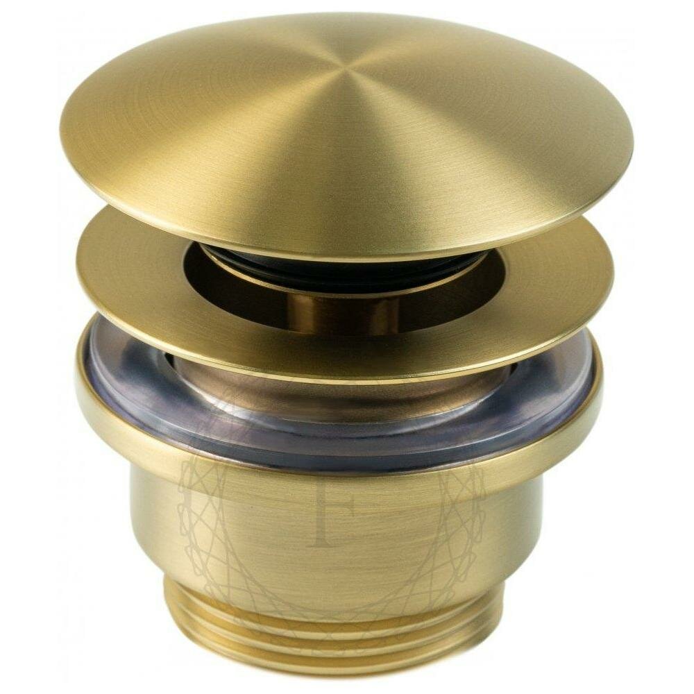 Донный клапан для раковины FILARETE FL75MG, матовое золото