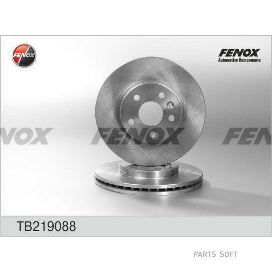 FENOX TB219088 Диск тормозной CHEVROLET CRUZE/OPEL ASTRA J R15 09- передний D 276мм