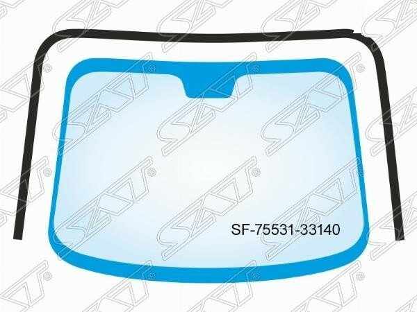 Молдинг лобового стекла П-образный SAT SF-75531-33140 Toyota Camry XV50 11-18 / Aurion 12-15