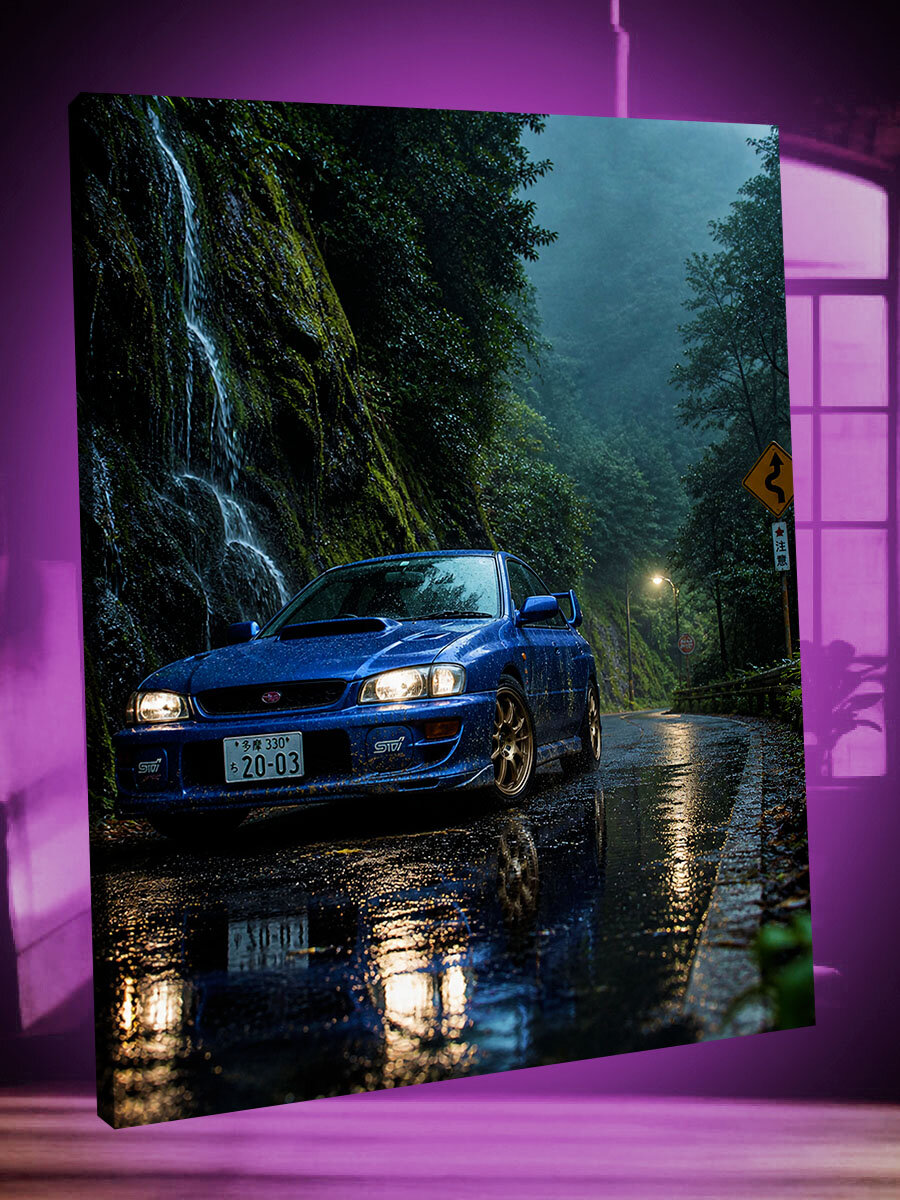 Интерьерная картина Subaru WRX STI GC8