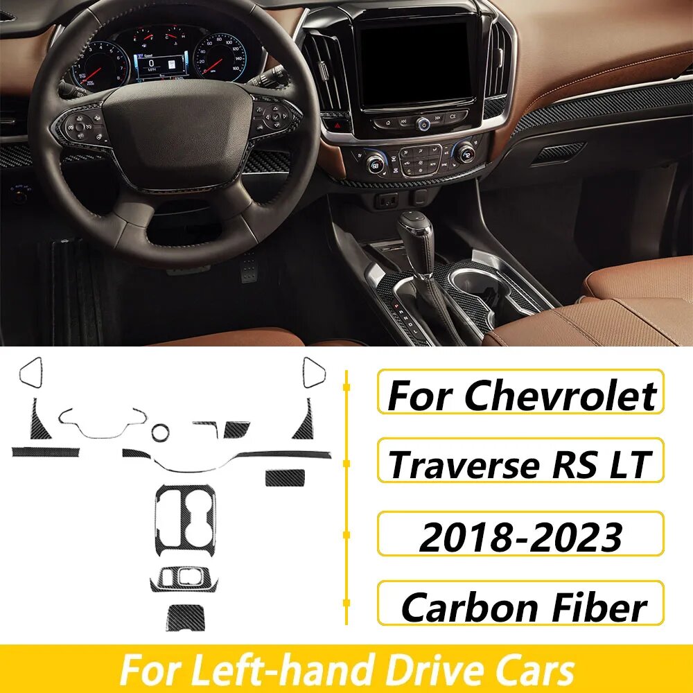 Наклейка карбон для Chevrolet Traverse RS LT 2018-2023, Цвет: 32