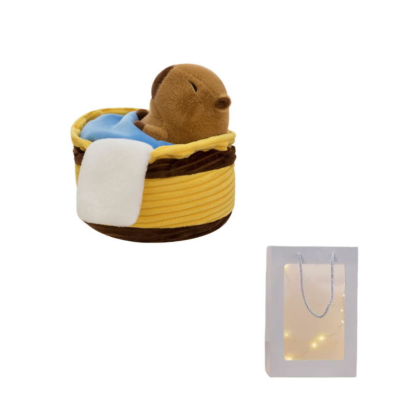 Плюшевая кукла унисекс DAKUTU Капибара, 30CM EU, Bath Capybara