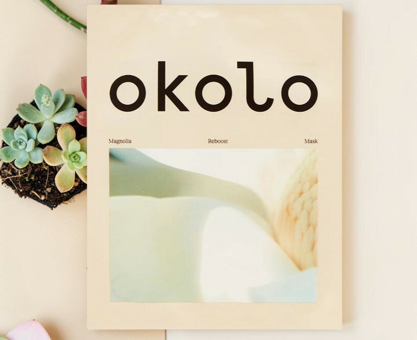 Восстанавливающая тканевая маска для лица OKOLO Magnolia Reboost Mask