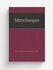 Mitteilungen | Anthropologische Gesellschaft in Wien | Horn, F. Berger . etc. | ...
