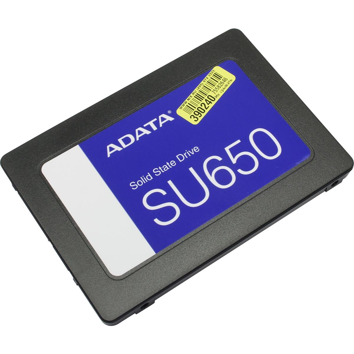 Ultimate SU650 ASU650SS-480GT-R 480 Гб SATA 6Gb/s (SATA-III) 2.5" (толщиной 7 мм) кэш SLC-кэш без указания объема, TBW 280, 0.55 DWPD — фото 1