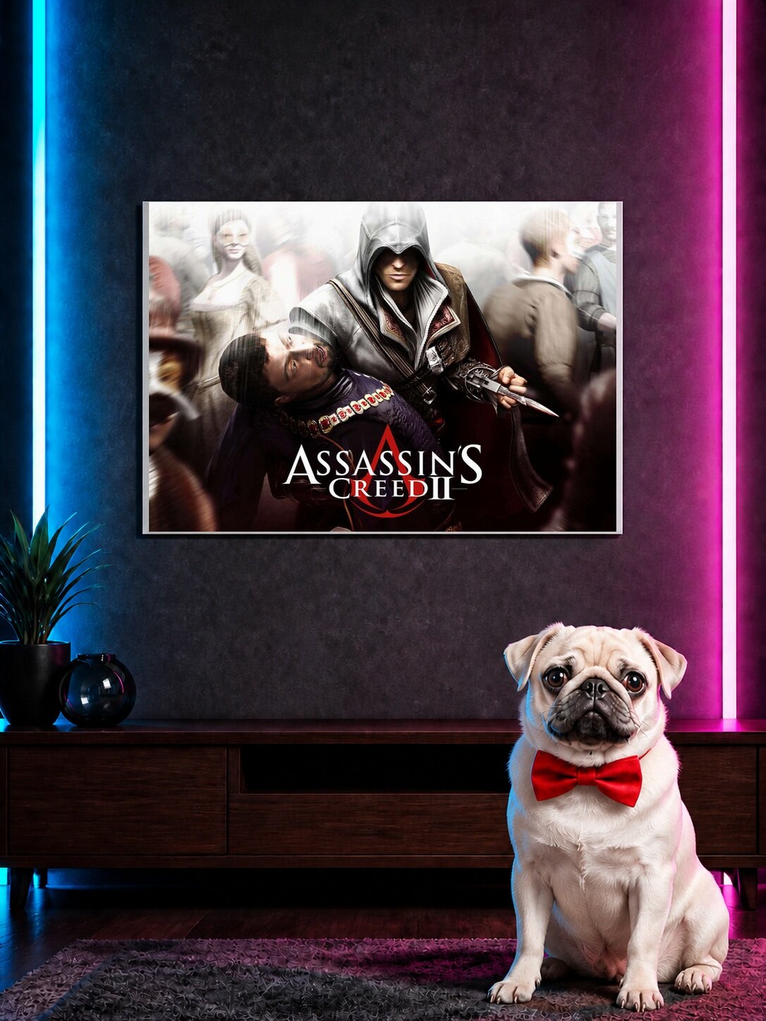 Постер Assassin's Creed — яркая игровая иллюстрация A3