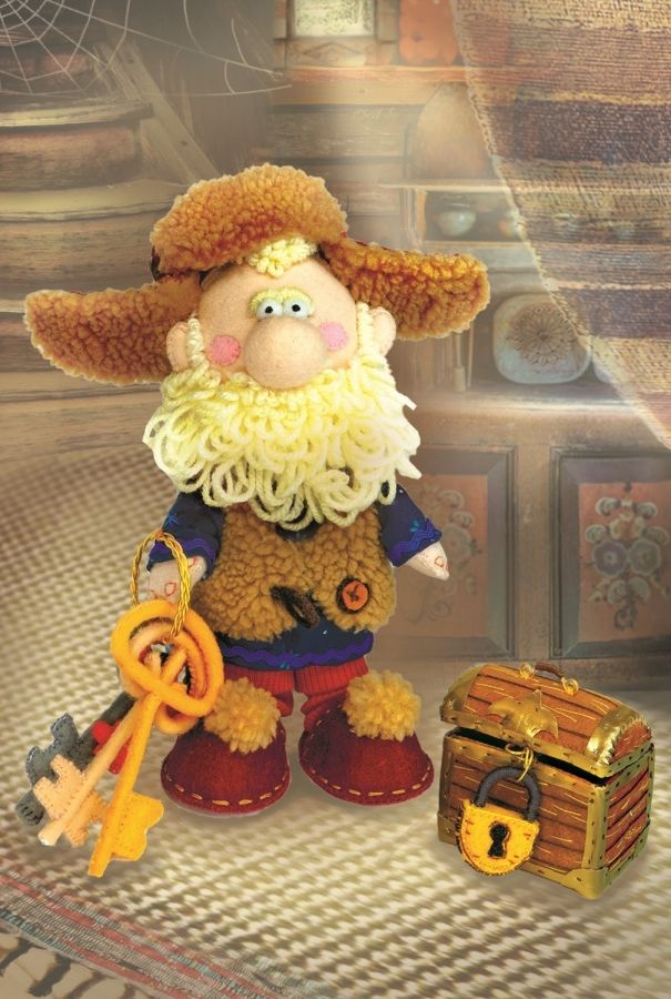 Набор для шитья игрушки "Домовой Ключник" / Перловка ПЛДК-1480 / 20 см